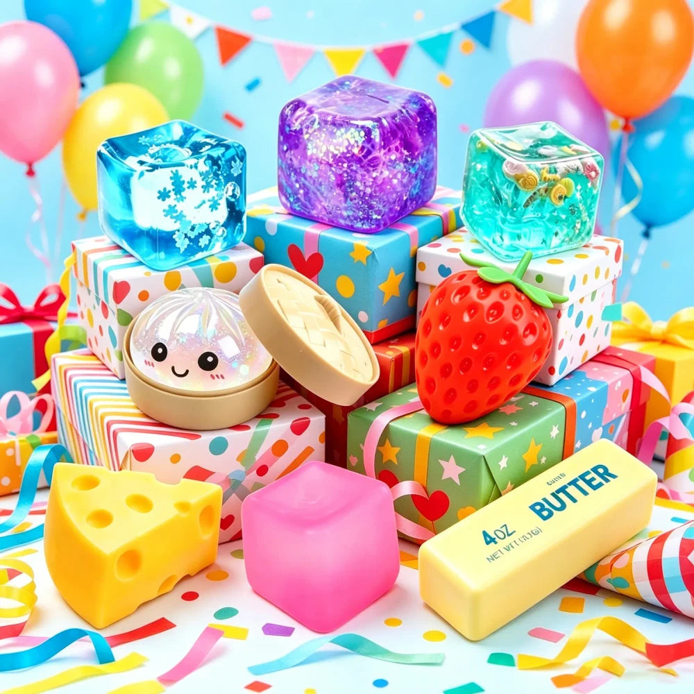 Squishy Stress Relief Toy Set