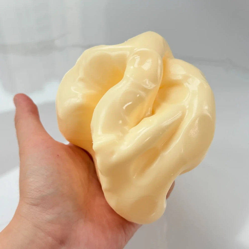 Petroleum Jelly Filled Cheese Stress Ball