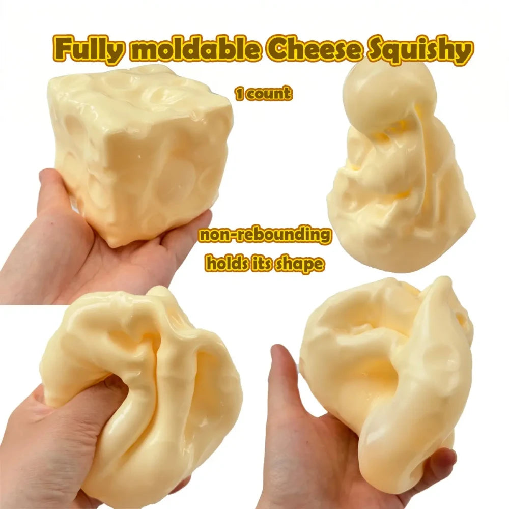 Petroleum Jelly Filled Cheese Stress Ball