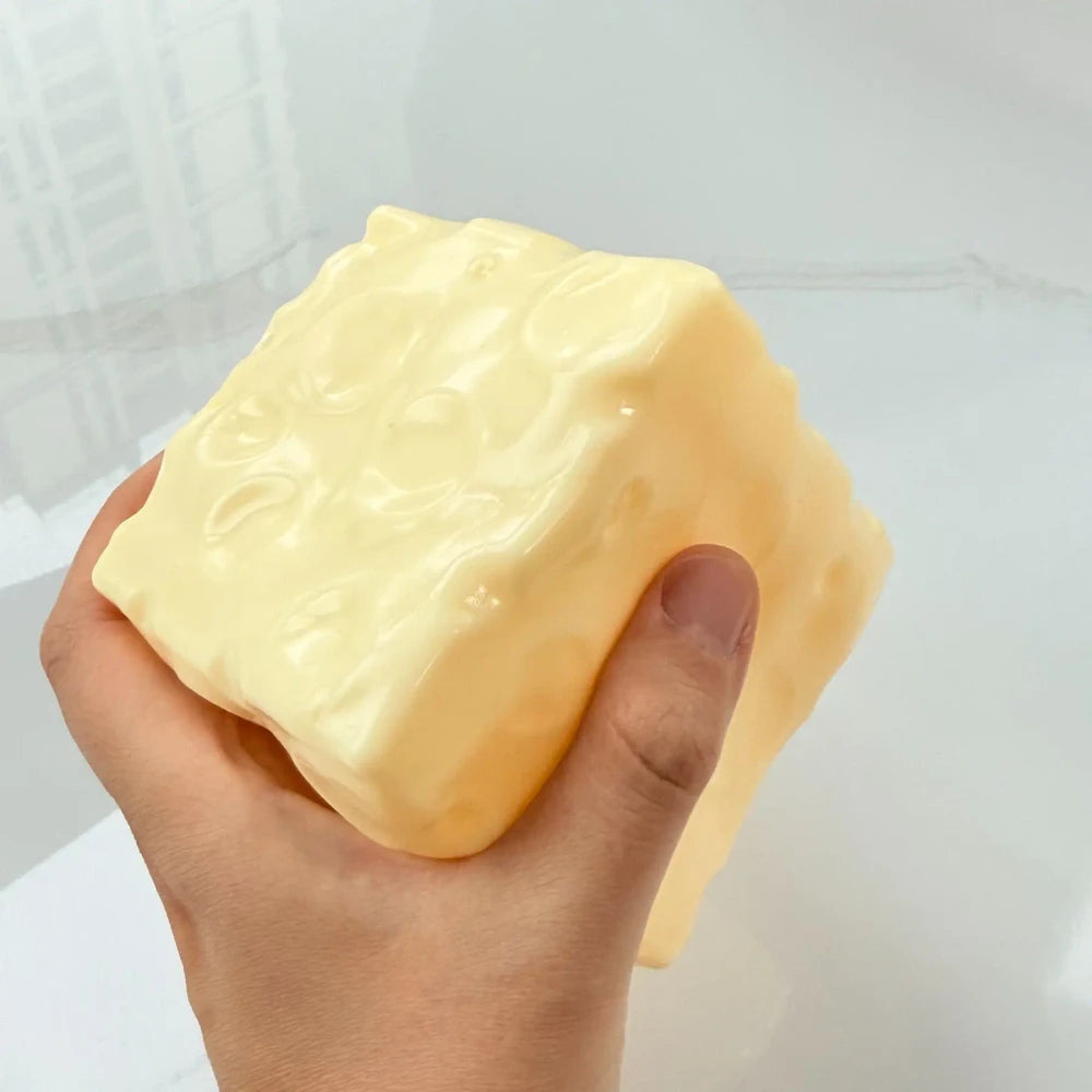 Petroleum Jelly Filled Cheese Stress Ball